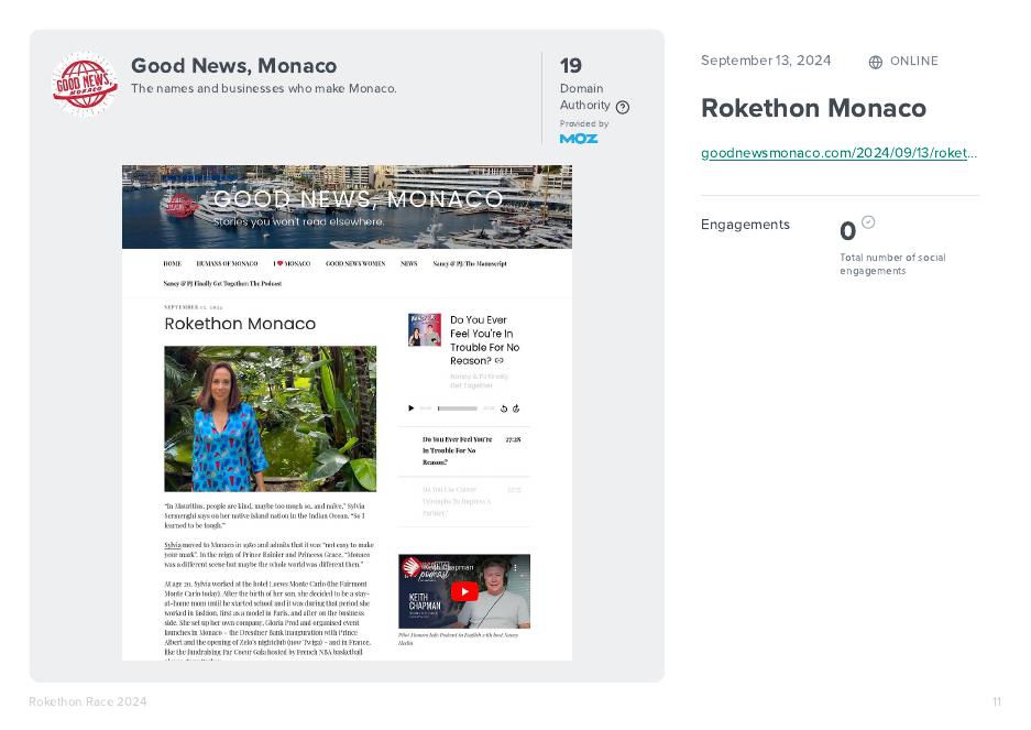 Illustration presse Good News Monaco